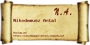 Nikodemusz Antal névjegykártya